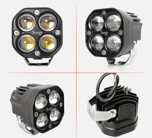 3-Inch 40W Dual-Color 5D Projector LED Cube Light – Off-Road Spot Beam Auxiliary Lamp for 4x4, Bumpers, and Backup Use - Image 5