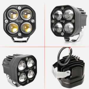 3-Inch 40W Dual-Color 5D Projector LED Cube Light – Off-Road Spot Beam Auxiliary Lamp for 4x4, Bumpers, and Backup Use